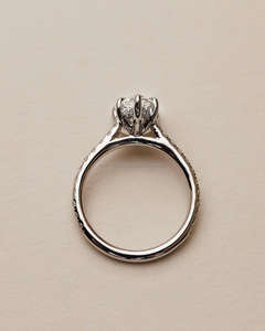 Arin Eternity Band IGI/GIA Certified Oval Lab Grown Diamond 14K Anillo de oro amarillo/blanco para compromiso de mujer/Laboratorio de bodas - Product Image 2