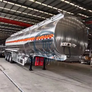 China 45000 Litres Water Palm Oil Fuel Diesel Tank Tanker Semi Trailers For Sale Full Trailer Truck Trailer Used