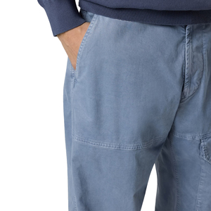 Pantalones Cargo para Hombre OEM, Algodón Elástico, Sarga Desgastada, Corte Holgado, Cintura Ajustable, Premium, Personalizados, Estilo Táctico Urbano - Product Image 4