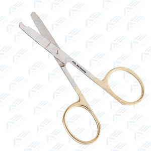 อุปกรณ์ทางการแพทย์กรรไกรตัดเกลียวเหล็กรูปตัวยูขอบเรียบอุปกรณ์ทางการแพทย์ทำจากสเตนเลสสตีล - Product Image 1