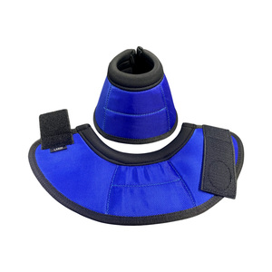 Protector de casco para caballo HM GLOBAL, color azul, nailon 1680 Denier, doble neopreno, protección contra impactos. - Product Image 3