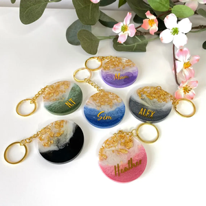 Personalised Resin Keychain Custom <b>Name</b> Keychain Cute Birthday Luggage Tag Idea Gift Women - Product Image 2