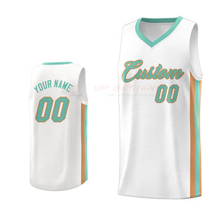 Fabricant et fournisseur pakistanais de maillots de basket-ball personnalisables de haute qualité, 100% polyester respirant, manches courtes, vente en gros - Product Image 6