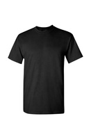 Kaos Pria Kasual Rajut Polos 100% Katun Bernapas Anti-Pilling Lengan Pendek dengan Pola 150g
