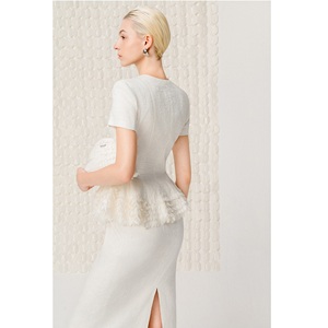 Nouveaux produits tendance 2026 : Ensemble jupe femme ODM OPALINE MAXI SKIRT – Jupe longue élégante taille haute de qualité supérieure - Product Image 3