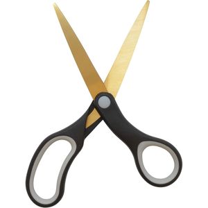 Forbici in Titanio Nero/Oro da 8 Pollici 55847 Confezione da 2 per Ufficio e Uso Domestico - Product Image 3