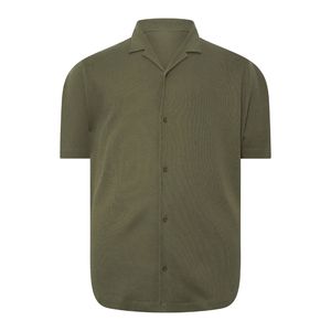 เสื้อเชิ้ตแขนยาวผู้ชาย ทรงหลวม ผ้าฝ้าย 100% ระบายอากาศ แห้งเร็ว ลายเรียบ คอปกคิวบา เสื้อผ้าลำลองสำหรับฤดูร้อน ใส่ไปเที่ยวชายหาด ติดกระดุม - Product Image 1