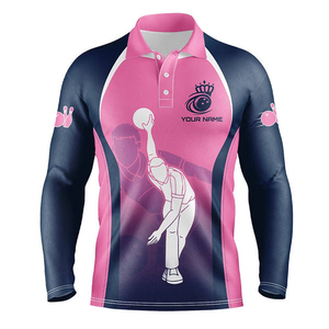 Camiseta de Boliche Tejida y Transpirable, Personalizada de Fábrica, MOQ Bajo, Precio Económico, para Jóvenes y Adultos, Servicio OEM - Product Image 5