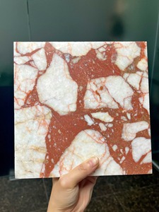 Revêtements de mosaïque en marbre onyx rouge moderne pour escaliers, 20x20mm, surface polie, résistants à l'eau, écologiques, pour usage hôtelier, intérieur - Product Image 3