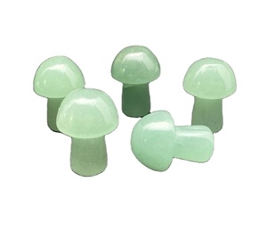 Aventurina Verde Natural Tallada en Forma de Hongo, Cristal Curativo de Aventurina para Reiki, Meditación, Decoración Feng Shui, Venta al por Mayor - Product Image 1