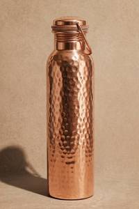 Modern Luxury Copper <b>Water</b> <b>Bottle</b> with Large Capacity <b>Custom</b> Logo Option & <b>Custom</b> Packaging for Office and Home Use - Product Image 2