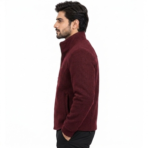 Lightweight Warm Wool Blend Comfortable Winter Outerwear Stylish Clothing For Travel Casual Wear Walking Men Winter Wool Jacket - Product Image 6