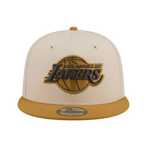 Casquette de baseball <span class=keywords><strong>snapback</strong></span> bicolore avec logo brodé, visière plate, pour le sport, vêtements d'équipe des <span class=keywords><strong>Lakers</strong></span> de Los Angeles - Product Image 5