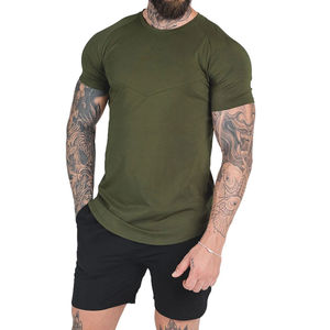 T-shirt de sport athlétique pour homme, séchage rapide, performance, entraînement, tee-shirt personnalisé, vêtements de sport, fitness, vente en gros - Product Image 2