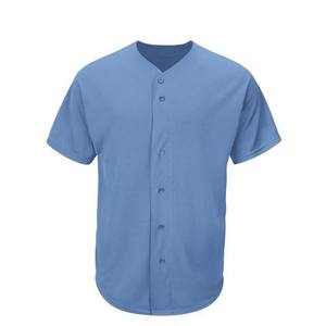 Custom Black Baseball Jersey Men's Short Sleeve V-Neck Breathable Polyester Team Uniform Sublimated Print Adult Size Quick Dry - Product Image 2