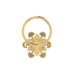 Piercing de nez en diamant naturel Ajretail 0,064 carat avec couleur HI et clarté VS-SI, bijoux fins - Product Image 5