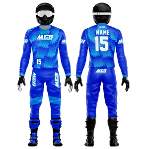 Digital Print % Polyester 220g Breathable Quick Dry Unisex Adult Full Sleeve Kits for ATV Dirt Bike MTB BMX Motocross - Product Image 1