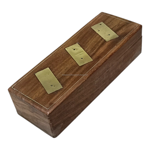 Jeu de dominos en bois coloré moderne et écologique, personnalisable en gros, double six avec boîte en bois colorée, 28 pièces - Product Image 6