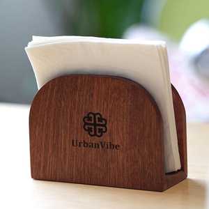 Porte-serviettes en bois élégant pour la décoration de table, l'organisation de la cuisine, le service de restaurant et comme article cadeau pour la maison - Product Image 2