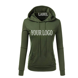 Sudadera con capucha extragrande para mujer, de poliéster y algodón, forro polar, transpirable, ecológica, de secado rápido, con forro, color liso, con bordado. - Product Image 1