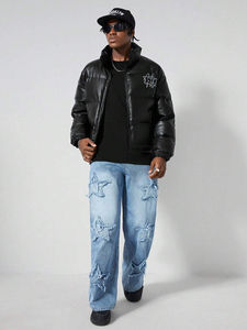 Veste d'hiver matelassée pour homme, isolée thermiquement, imperméable, coupe-vent, avec capuche, fournisseur en gros - Product Image 2