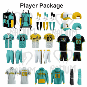 Customized Adult Men's <b>Baseball</b> Uniforms Sportswear 100% Polyester Heat-Transfer Printing Custom Colors Custom Logo All Seasons - Product Image 4