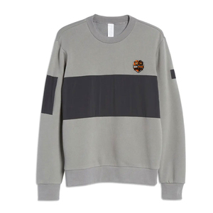 Sweat-shirt d'hiver léger pour homme, 100% coton, uni, écologique, col rond, style épaules tombantes, tenue décontractée - Product Image 4