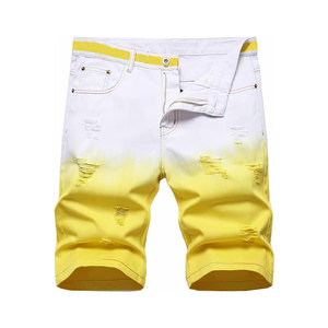 Pantalones Cortos Bermuda Cargo de Lona para Hombre, Cintura Media, Estilo Casual, Cierre de Cremallera, Resistentes al Agua, en Nylon/Algodón Lavado - Product Image 2