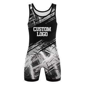 Traje de Lucha Libre para Hombre con Tela Ligera que Absorbe la Humedad y Ajuste de Alta Elasticidad para Entrenamiento y Deportes - Product Image 2