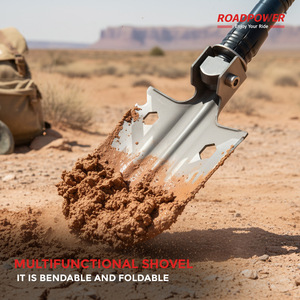 ROADPOWER Spatule de survie 22-Tactique Pliante Multi-outils Compacte Portable pour Voiture et Utilisation Extérieure avec Conception Modulaire Réglable - Product Image 6