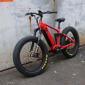 Bicicleta Eléctrica de Suspensión Completa de 26 Pulgadas, Neumáticos Anchos, 1000 W, con Motor Central Ultra M620, Entrega Rápida - Product Image 5