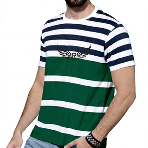 T-shirts pour hommes en gros, pas chers, séchage rapide, 100% coton, coupe classique, course à pied, impression personnalisée, écologiques, respirants - Product Image 4