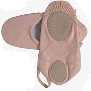 Zapatillas de Ballet Rosas Personalizadas de Alta Calidad para Adultos y Niños, Zapatos de Baile Profesionales de Lona al por Mayor Hechos de Cuero - Product Image 5