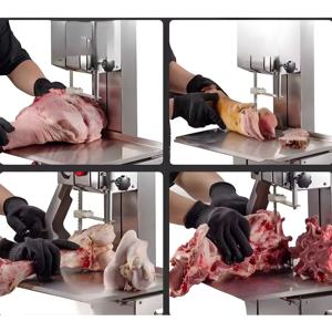 Máquina de sierra de hueso eléctrica comercial 3 kW 380 V Acero inoxidable Alimentación automática 40 mm Ancho de <span class=keywords><strong>corte</strong></span> - Product Image 4