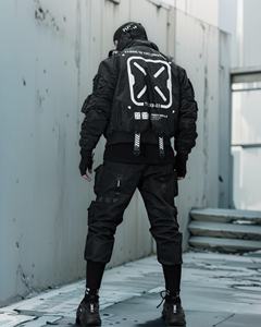 Cyberpunk Techwear Veste Homme Noir À Capuche Imperméable Coupe-Vent Ninja Cyberpunk Techwear Vestes - Product Image 3