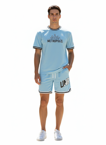 Men's 2 Piece Set <b>T</b>-shirt Short Casual Suit Print Short Sleeve <b>T</b>-Shirt and Tracksuit Set - Product Image 6