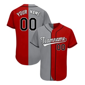 Maillot de baseball haut de gamme personnalisé pour équipe, uniforme respirant pour hommes et femmes, chemise de sport avec logo brodé, tenue d'entraînement, fourniture directe usine - Product Image 1