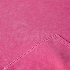 Sudaderas con Capucha de Estilo Moderno, Lavado Ácido, 100% Algodón, Felpa, Corte Regular, Ropa Casual de Invierno, Logotipo Personalizado, Transpirable - Product Image 4