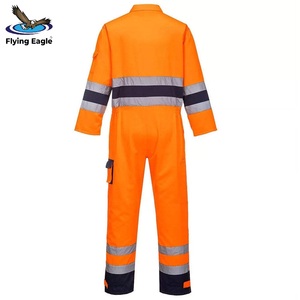 Overoles de Seguridad de Algodón Resistentes, Antiestáticos, Transpirables, Impermeables y Reflectantes, Uniformes de Trabajo Industrial - Product Image 2