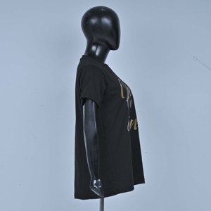 เสื้อยืดผู้หญิงทรงหลวม แขนสั้น คุณภาพพรีเมียม ไซส์ใหญ่พิเศษ ผ้าฝ้ายพีมา สไตล์กรีก ทันสมัย รับผลิตแบบ OEM - Product Image 3