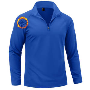 Sudadera personalizada para hombre con media cremallera, tejido de algodón y forro polar, suministro directo de fábrica, MOQ bajo, talla personalizada, envío a todo el mundo, servicio OEM - Product Image 4