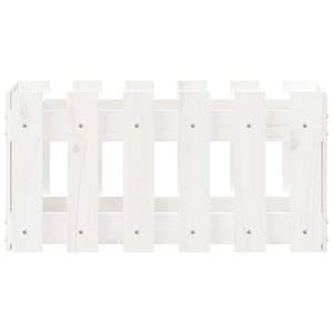 Jardinières et pots de fleurs en bois de pin massif blanc, de taille moyenne et durables - Product Image 5