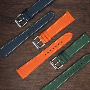 Correa de Reloj de Cuero Buttero Artesanal Sostenible, Multicolor, con Logotipo Personalizado, Tamaño y Longitud Ajustables, Accesorio de Lujo para Relojes - Product Image 2