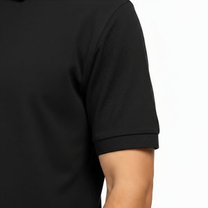 เสื้อโปโลแขนสั้นผู้ชายสุดพิเศษ เสื้อโปโลผ้าเจอร์ซีย์ระบายอากาศแขนสั้นแบบกำหนดเองสำหรับฤดูร้อน เสื้อโปโลรักษ์โลก - Product Image 3