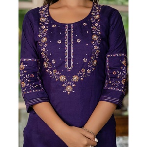 Ensemble élégant Kurti, pantalon et dupatta pour femmes - Product Image 1