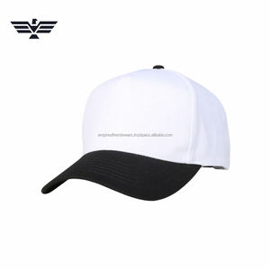 Casquette de baseball bicolore personnalisée avec broderie 3D |   Casquette snapback respirante en toile bleu clair et noir |   Casquette de sport réglable - Product Image 3