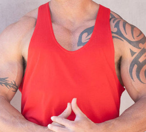 Wholesale OEM And ODM Custom Stringer <b>Singlets</b> <b>for</b> <b>Men</b> Breathable Comfortable Tank Tops Sleeveless Workout Clothing Manufacture - Product Image 3