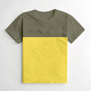 เสื้อยืดคอกลมแขนสั้นผู้ชายสีดำแบบสั่งทำพิเศษ ผ้าคอตตอน 100% เนื้อผ้าวอร์สเตด โลโก้ด้านหน้า สไตล์ทางการ ทรงหลวม ป้องกันขนร่วง ใส่ได้ในฤดูร้อน - Product Image 2