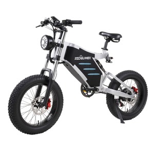 HOT SELLING RZOGUWEX X5 Electric <b>Bicycle</b> Aluminum <b>Frame</b> 48V 25AH Battery 1000W Motor 20inch Tires 50-60KM Max Mileage 200KG Max - Product Image 5