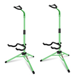 Support de Guitare 5 Cœurs Réglable sur Pied Robuste avec Support de Manche pour Guitares Acoustiques, Électriques, Classiques et Basses - Product Image 1